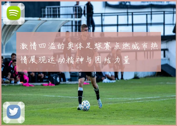 激情四溢的奥体足球赛点燃城市热情展现运动精神与团结力量